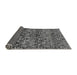 Sideview of Abstract Gray Modern Rug, abs428gry