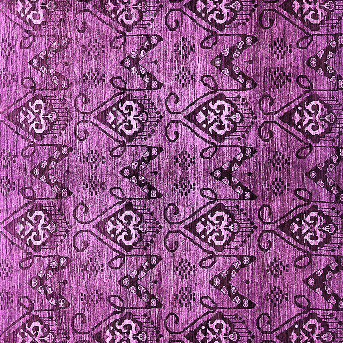 Square Machine Washable Abstract Purple Modern Area Rugs, wshabs428pur