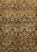 Abstract Brown Modern Rug, abs428brn