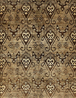 Abstract Red Modern Rug, abs428