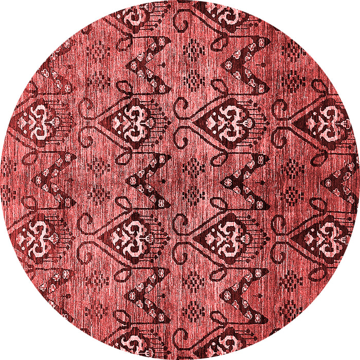 Abstract Red Modern Rug, abs428red
