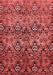 Abstract Red Modern Area Rugs