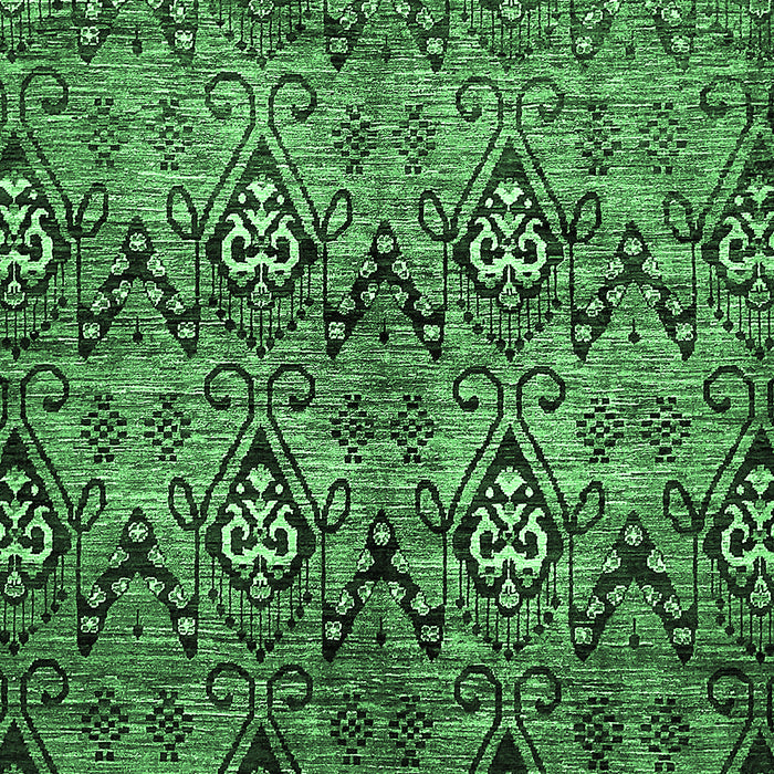 Abstract Emerald Green Modern Rug, abs428emgrn