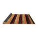 Sideview of Abstract Red Modern Rug, abs429