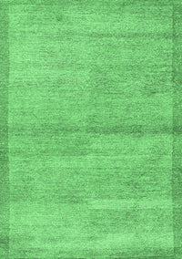 Abstract Emerald Green Modern Rug, abs4290emgrn