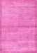 Machine Washable Abstract Pink Modern Rug, wshabs4290pnk