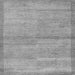 Square Machine Washable Abstract Gray Modern Rug, wshabs4290gry