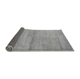 Sideview of Abstract Gray Modern Rug, abs4290gry