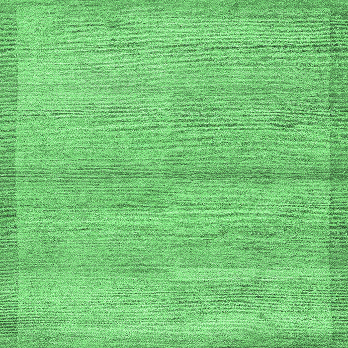 Square Abstract Emerald Green Modern Rug, abs4290emgrn