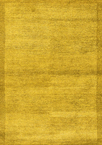 Abstract Yellow Modern Rug, abs4290yw