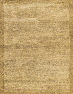 Machine Washable Abstract Chrome Gold Yellow Rug, wshabs4290