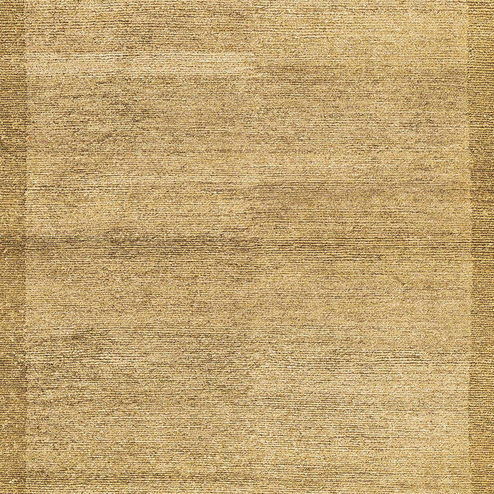 Machine Washable Abstract Chrome Gold Yellow Rug, wshabs4290