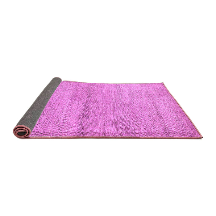 Sideview of Abstract Purple Modern Rug, abs4290pur