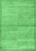 Machine Washable Abstract Emerald Green Modern Area Rugs, wshabs4290emgrn