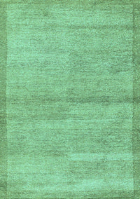 Abstract Turquoise Modern Rug, abs4290turq