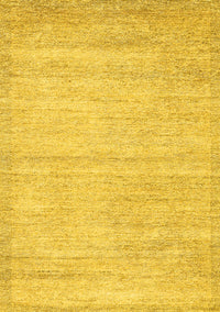 Solid Yellow Modern Rug, abs4291yw