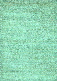 Solid Turquoise Modern Rug, abs4291turq