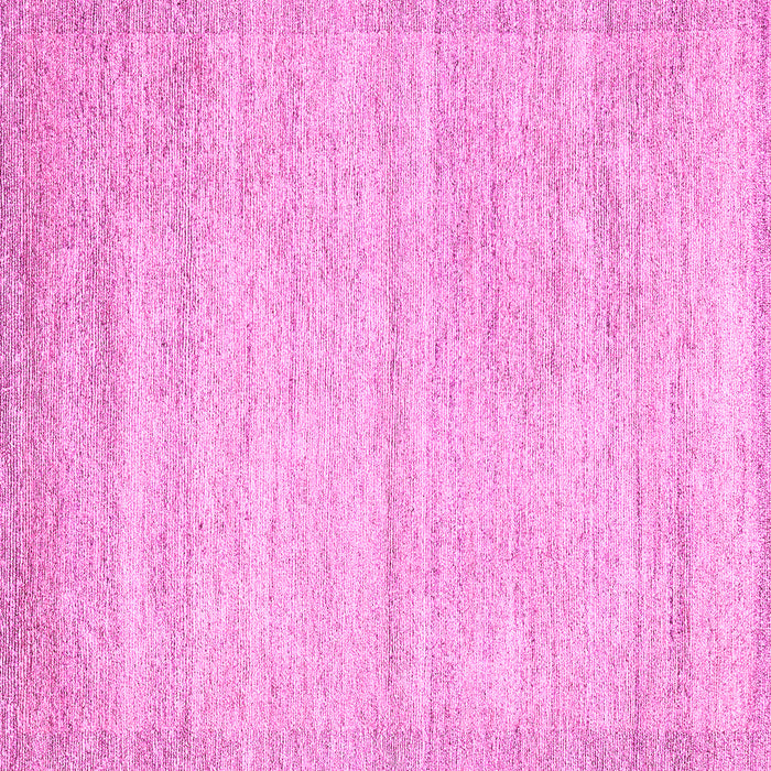 Square Solid Pink Modern Rug, abs4291pnk
