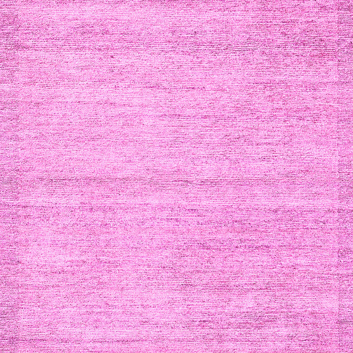 Machine Washable Solid Pink Modern Rug, wshabs4291pnk
