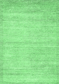 Solid Emerald Green Modern Rug, abs4291emgrn