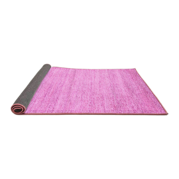 Sideview of Solid Pink Modern Rug, abs4291pnk