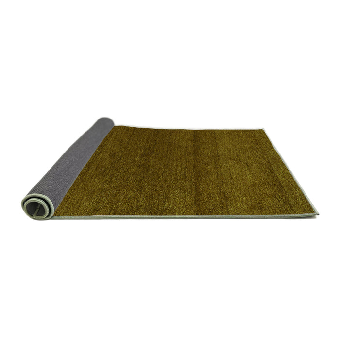 Sideview of Abstract Green Modern Rug, abs4292grn