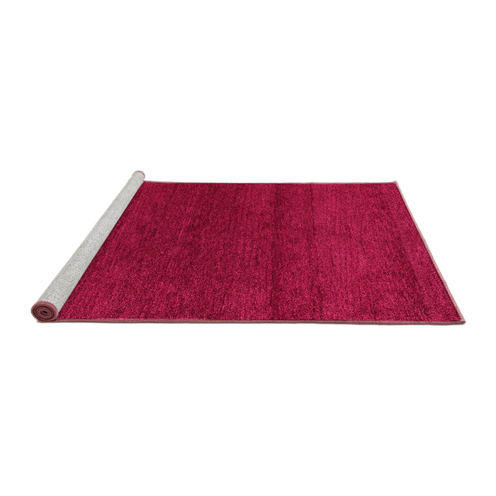 Sideview of Machine Washable Abstract Pink Modern Rug, wshabs4292pnk