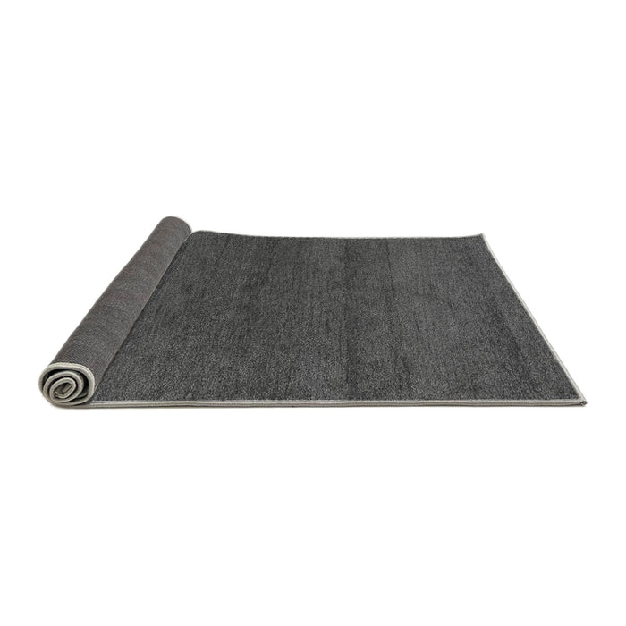 Sideview of Abstract Gray Modern Rug, abs4292gry