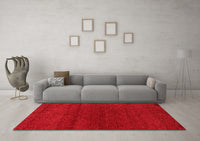 Machine Washable Abstract Red Modern Rug, wshabs4292red