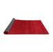 Abstract Red Modern Area Rugs