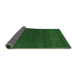 Sideview of Abstract Emerald Green Modern Rug, abs4292emgrn