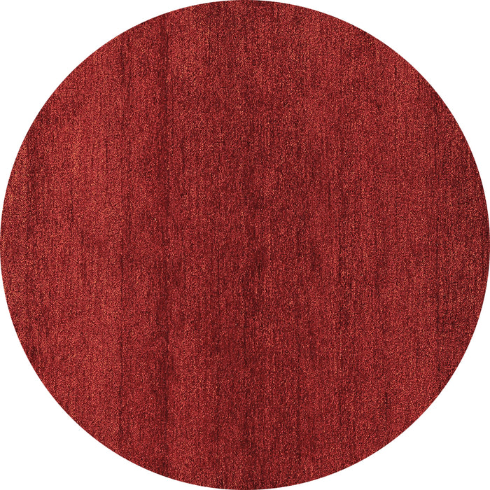 Round Abstract Brown Modern Rug, abs4292brn