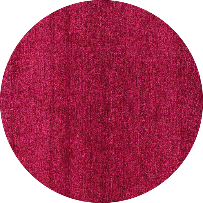 Round Abstract Pink Modern Rug, abs4292pnk