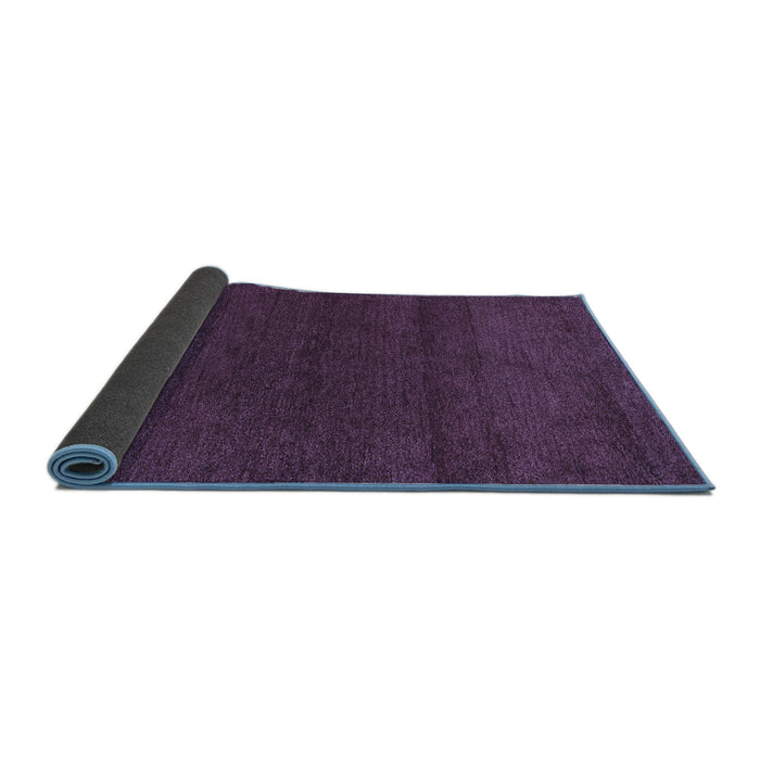 Sideview of Abstract Blue Modern Rug, abs4292blu