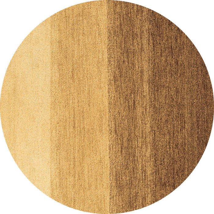 Round Abstract Brown Modern Rug, abs4293brn