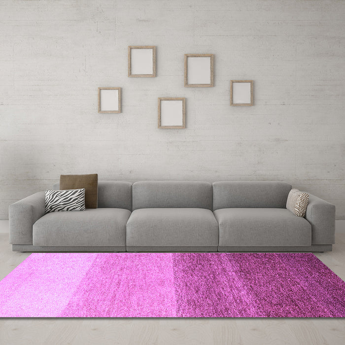 Machine Washable Abstract Purple Modern Area Rugs in a Living Room, wshabs4293pur
