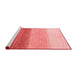 Modern Red Washable Rugs