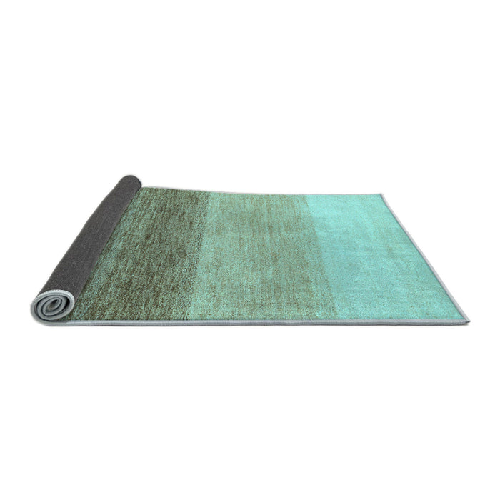 Sideview of Abstract Light Blue Modern Rug, abs4293lblu