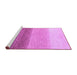 Sideview of Machine Washable Abstract Purple Modern Area Rugs, wshabs4293pur