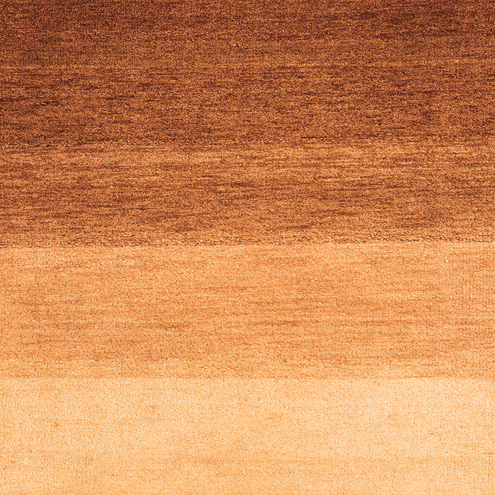 Square Abstract Orange Modern Rug, abs4293org