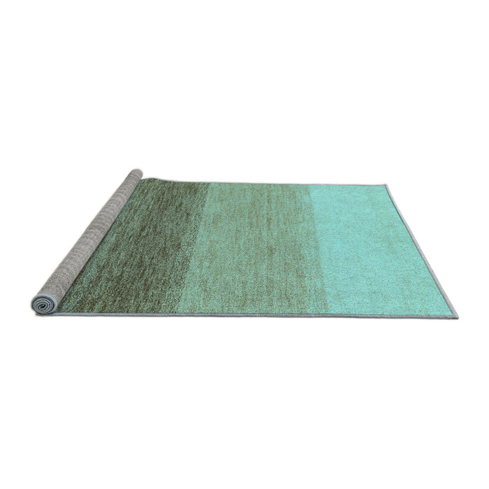 Sideview of Machine Washable Abstract Light Blue Modern Rug, wshabs4293lblu