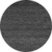 Round Machine Washable Abstract Gray Modern Rug, wshabs4294gry