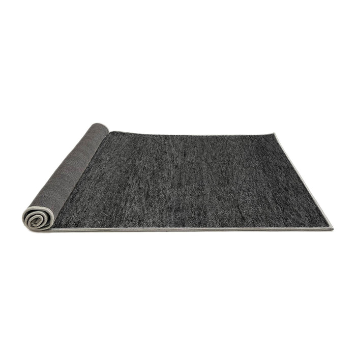 Sideview of Abstract Gray Modern Rug, abs4294gry