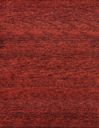 Machine Washable Abstract Tomato Red Rug, wshabs4294