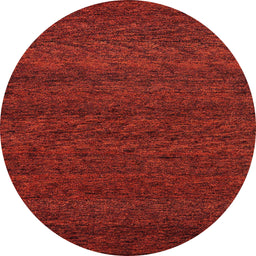 Round Abstract Red Modern Rug, abs4294