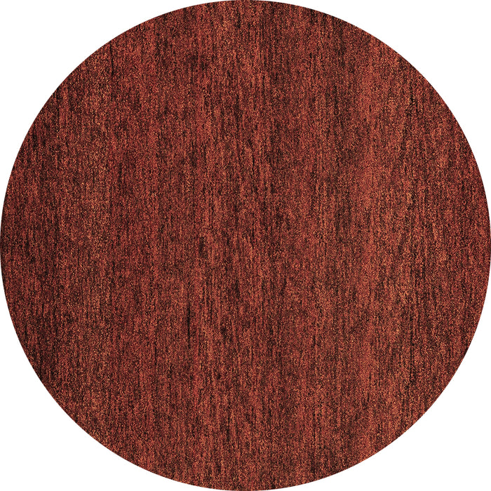 Round Abstract Brown Modern Rug, abs4294brn