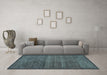 Machine Washable Abstract Light Blue Modern Rug in a Living Room, wshabs4295lblu