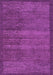 Machine Washable Abstract Purple Modern Area Rugs, wshabs4295pur