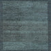 Square Machine Washable Abstract Light Blue Modern Rug, wshabs4295lblu