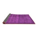 Sideview of Abstract Purple Modern Rug, abs4295pur